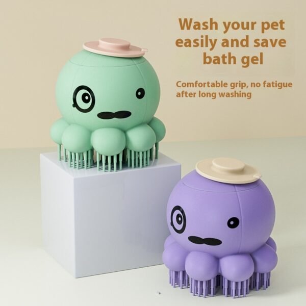 Pets Shower Brush Silicone Bath Massage Comb Pet Products - Image 7