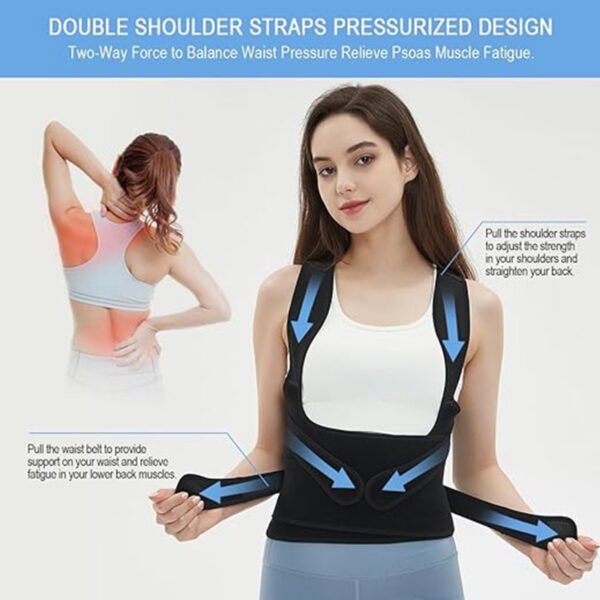 Waist Trainer Vest,Corset Trimmer Belt Slimming Body Shaper Tummy - Image 5