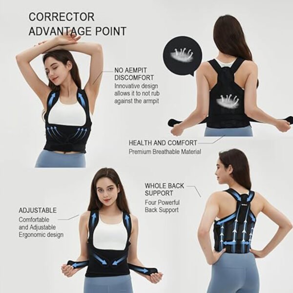 Waist Trainer Vest,Corset Trimmer Belt Slimming Body Shaper Tummy - Image 7